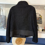 BANANA REPUBLIC BOUCLE JACKETS BLACK M | 10