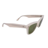 CELINE CL40058I RECTANGLE CAT EYE SUNGLASSES WHITE