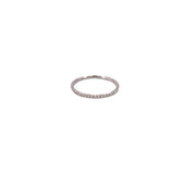 TIFFANY & CO METRO PLATINUM & DIAMOND RINGS 7.5