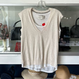 BROCHU WALKER MORROW LAYERED LOOKER TOPS CREAM S