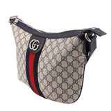 GUCCI OPHIDIA MEDIUM SHOULDER BAGS BLUE