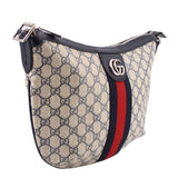 GUCCI OPHIDIA MEDIUM SHOULDER BAGS BLUE