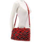 LOUIS VUITTON BANDOULIERE 25 URS FISCHER SATCHELS RED