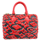 LOUIS VUITTON BANDOULIERE 25 URS FISCHER SATCHELS RED