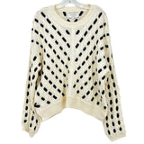 LA LIGNE STRIPED SWEATERS CREAM L