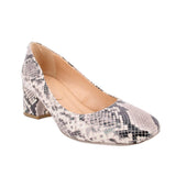 DONALD PLINER AUDRY SNAKE PRINT HEELS GREY 8.5 US