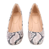 DONALD PLINER AUDRY SNAKE PRINT HEELS GREY 8.5 US