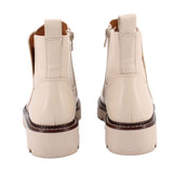 NORDSTROM ZIP BOOTS CREAM 7 US