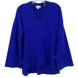 PER SE CASHMERE SWEATERS BLUE M