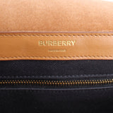BURBERRY LOLA QUILTED VELVET CROSSBODYS TAN