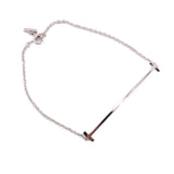 TIFFANY & CO WHITE GOLD T SMILE BRACELETS