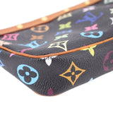 LOUIS VUITTON MURAKAMI POCHETTE ACCESSORIES HANDLE BAG BLACK