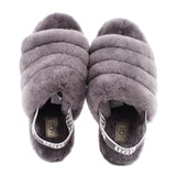 UGG FLUFF YEAH SANDALS GRAY 7 US