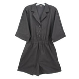 ADAM LIPPES 3/4 SLEEVE JUMPSUITS BLACK M | 8