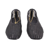 JCREW SEQUIN FLATS BLACK 11 US