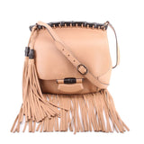 GUCCI NOUVEAU FRINGE CROSSBODYS TAN