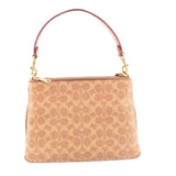 COACH DOUBLE ZIP CROSSBODYS BROWN