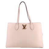 LOUIS VUITTON LOCKME SHOPPER TOTES TAUPE
