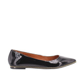 COACH PATENT LEATHER FLATS BLACK 8.5 US