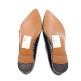 COACH PATENT LEATHER FLATS BLACK 8.5 US