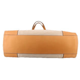 TORY BURCH ELLA CANVAS TOTES NATURAL