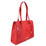 BRAHMIN ANYWHERE MELBOURNE TOTES RED