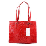 BRAHMIN ANYWHERE MELBOURNE TOTES RED