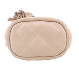 TORY BURCH FLEMING MINI BUCKET CROSSBODYS CREAM