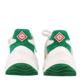CASABLANCA CASA SPORT ATLANTIS SNEAKERS WHITE/GREEN 8 US