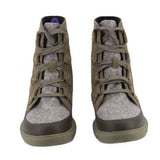 SOREL WATERPROOF SUEDE BOOTS GREEN 8 US