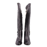 VINCE CAMUTO BROOKLEE OVER THE KNEE LEATHER BOOTS BLACK 6.5 US