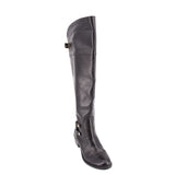 VINCE CAMUTO BROOKLEE OVER THE KNEE LEATHER BOOTS BLACK 6.5 US