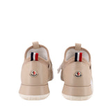 MONCLER EMILIA LOW TOP SNEAKERS BEIGE 38.5 EU | 8.5 US