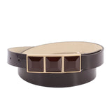 NINE WEST LEATHER BELTS BROWN L