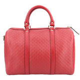 GUCCI MICROGUCCISSIMA JOY BOSTON CROSSBODYS RED