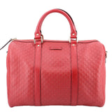 GUCCI MICROGUCCISSIMA JOY BOSTON CROSSBODYS RED