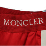 MONCLER WIDE LEG PANTS RED M