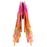 NINE WEST FRINGE BOOTS PINK 8.5 US