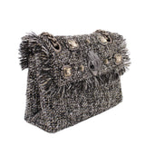 KURT GEIGER MINI KENSINGTON CROSSBODYS TWEED