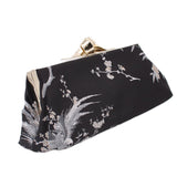 TED BAKER PRINT CLUTCHES BLACK