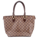 LOUIS VUITTON SALEYA PM HANDLE BAG DAMIER EBENE