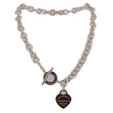 TIFFANY & CO T + CO RETURN TO TIFFANY TOGGLE NECKLACES 925