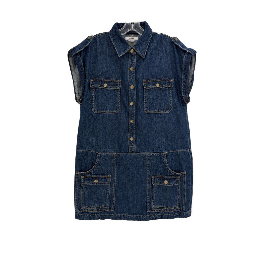 Re/Done Women's The Arizona Denim Dress - Heritage Rinse
