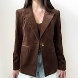 VERONICA B CORDUROY BLAZERS BROWN S | 6