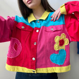 DELIAS COLORBLOCK JACKETS MULTI 2XL