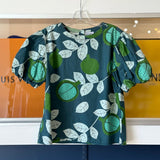 OLIVIA JAMES SHORT SLEEVE TOPS BLUE S