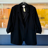 CINQ A SEPT 3/4 SLEEVE BLAZERS BLACK XL | 16