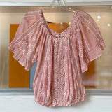 SUNDAY EMBROIDERED TOPS PINK S