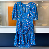 SAYLOR PRINT DRESSES BLUE XS