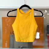 BEYOND YOGA BRA TOP ACTIVEWEAR YELLOW XS